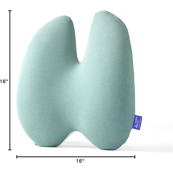 C CUSHION LAB Extra Dense Lumbar Pillow for Lower Back Pain Relief with Strap - Picture 4 of 13